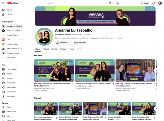 Podcast Amanhã eu Trabalho